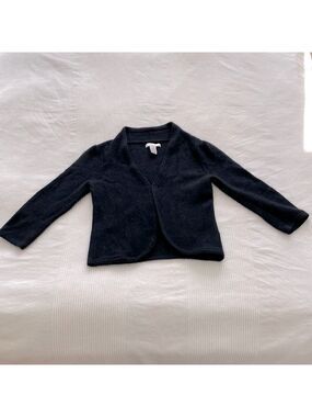 Anthropologie Lucy & Laurel Angora Wool Blend Cropped Sweater Small